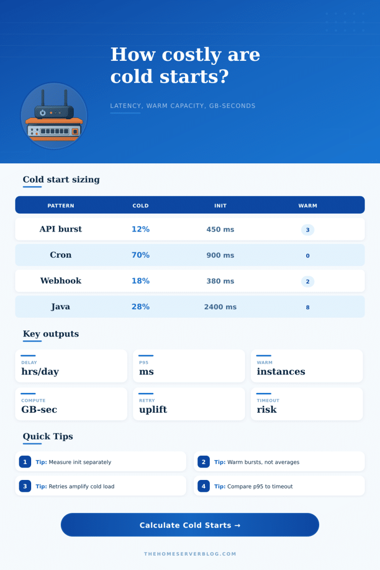 Function Cold Start Cost Calculator